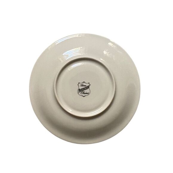 Vintage 2 Piece Set WHEAT HARVEST DOUBLE HANDLE CREAM SOUP BOWL & UNDERPLATE by - Picture 4 of 5